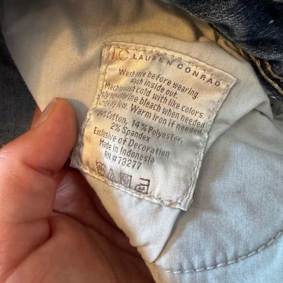LAUREN CONRAD SIZE 8 SKINNY JEANS - Picture 10 of 11